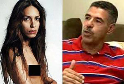 Toninho Cerezo, tcnico e ex-jogador de futebol e sua filha, a modelo Lea T.