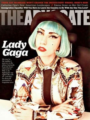 Gaga na capa da The Absolute.