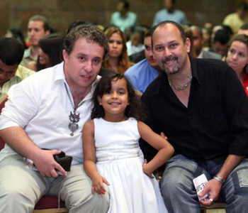 Vasco e Dorival foram os primeiros a adotarem uma criança no Brasil.