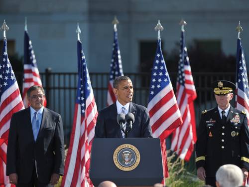 Obama, em discurso no Pentgono