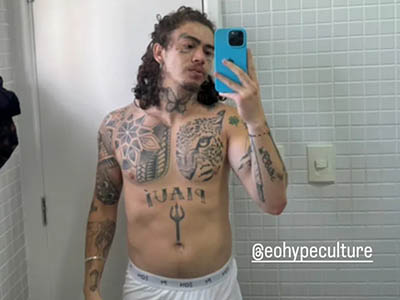 Whindersson Nunes aparece de cueca e volume frontal vira assunto nas redes