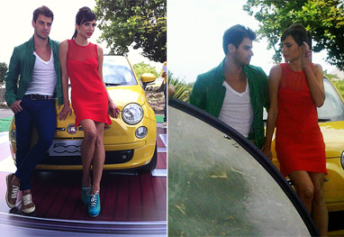 Lucas posa para as lentes da fot�grafa J�se (Fernanda Rodrigues), em O Astro.