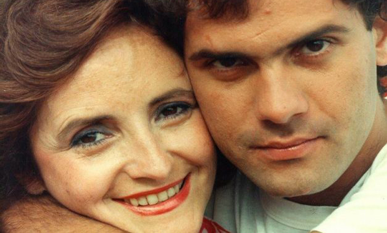 Lucinha Ara�jo e o filho Cazuza, que morreu em 7 de julho de 1990, v�tima do v�rus HIV.