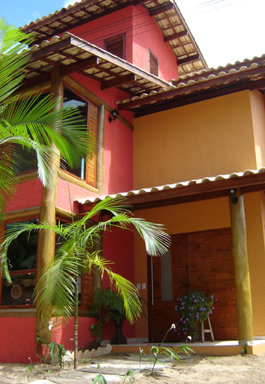 Fachada da Pousada Preamare, no Perequ�-Mirim (Ubatuba-SP)