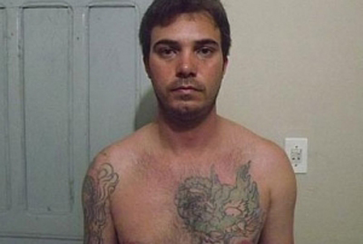 Tiago foi preso na casa de uma tia