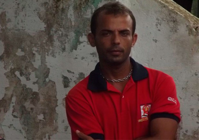 Professor S�rgio Laureano, assassinado em Canguaretama