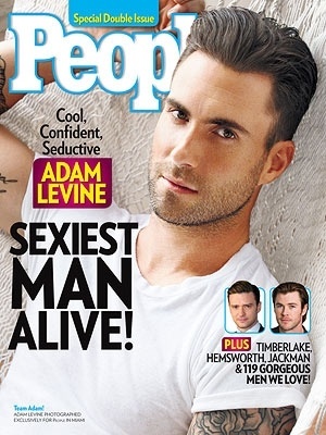 Adam Levine � eleito o homem mais sexy do mundo pela People