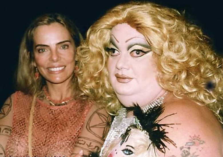 Bruna Lombardi e Kak� di Polli em 2000