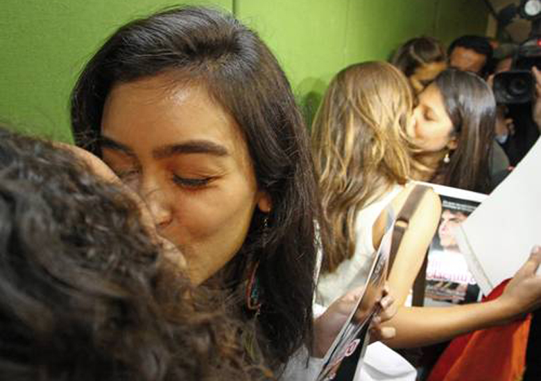 Ato teve 'beijao' contra Bolsonaro ( Andre Coelho / Agncia O Globo)
