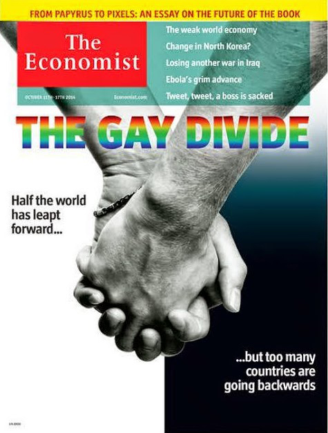 Reprodu��o da capa da revista The Economist