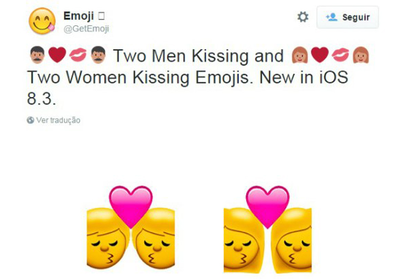 Rússia pode bloquear o Facebook por emojis homossexuais 