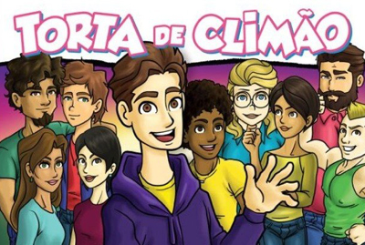 Torta de Clim�o, livro de tirinhas de Kris Barz, que ser� lan�ado pela Hoo Editora