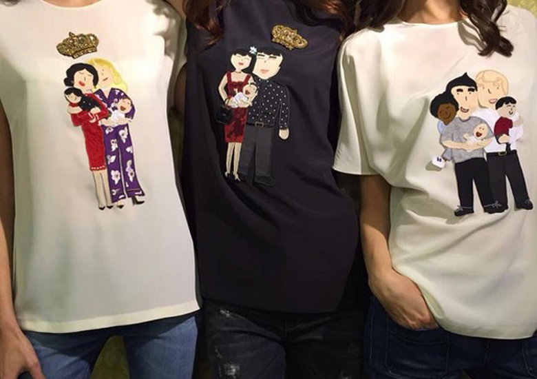 Imagens foram divulgadas no perfil de Stefano Gabbana no Instagram