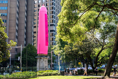 Essa � a segunda vez que a camisinha de 18 metros � usada em Sydney