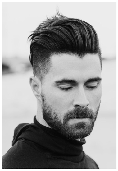 Topete pompadour best sale