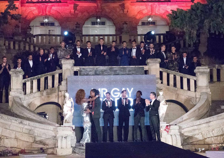 Candidatos do Mister Gay Mundo, na Ilha de Malta.
