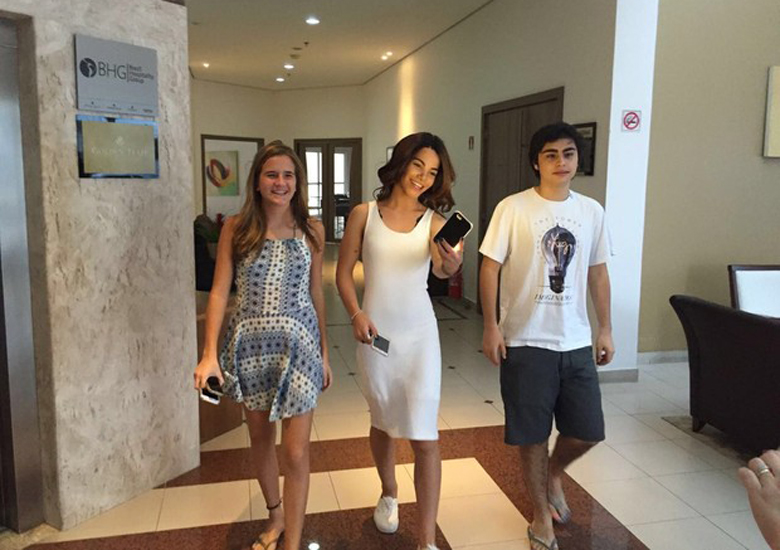 Julia Saraiva, Vitoria Guarizo e Jo�o Pedro Eboli (Foto: Arquivo pessoal)