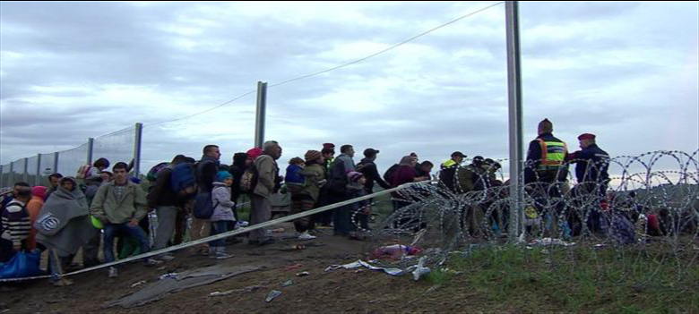 Em outubro de 2015, no auge da crise migratria na Europa, 10 mil pessoas entravam diariamente na Hungria