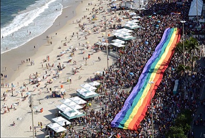 Em sua ltima edio, a Parada LGBT levou 600 mil pessoas  Avenida Atlntica.