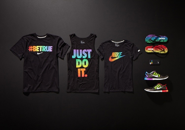 Coleo de produtos da Nike em comemorao ao ms do Orgulho LGBT.