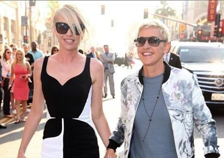 Ellen Degenere e a mulher Portia de Rossi