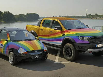 Ford cria Ranger Raptor 'muito gay' para combater discurso homofóbico