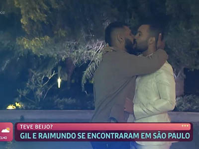 Internautas exaltam beijo de Gil do Vigor no programa ‘Mais Você’
